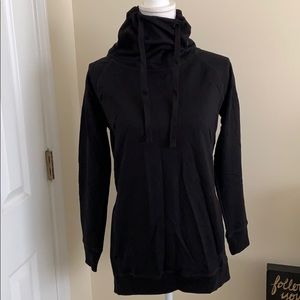 Cowl neck pullover hoodie (never worn)